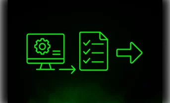 documents and a screen of the computer